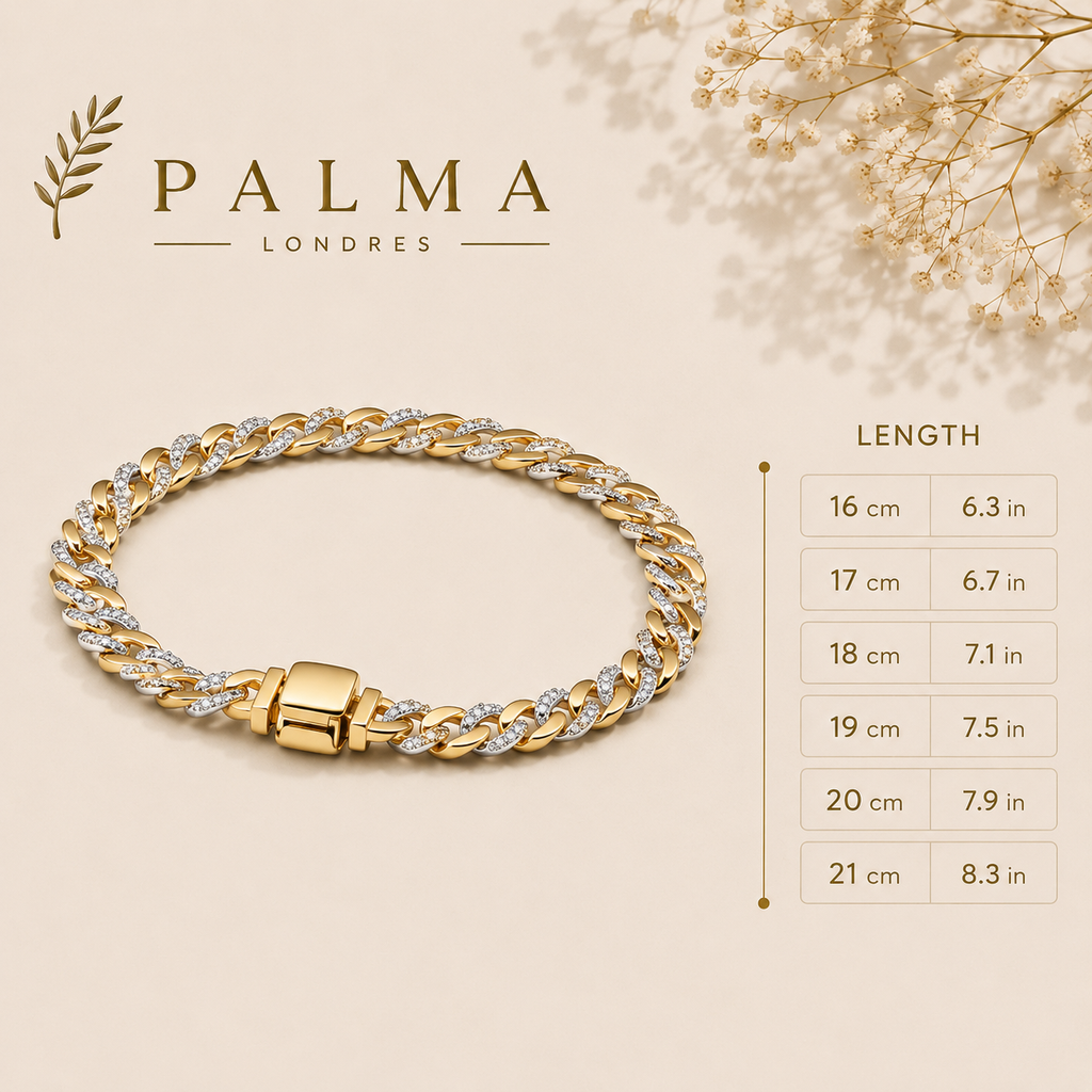 Two-Tone Cuban Link Bracelet