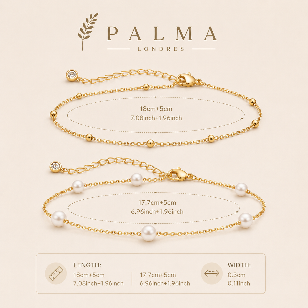 Bracelet Dainty Pearls Set