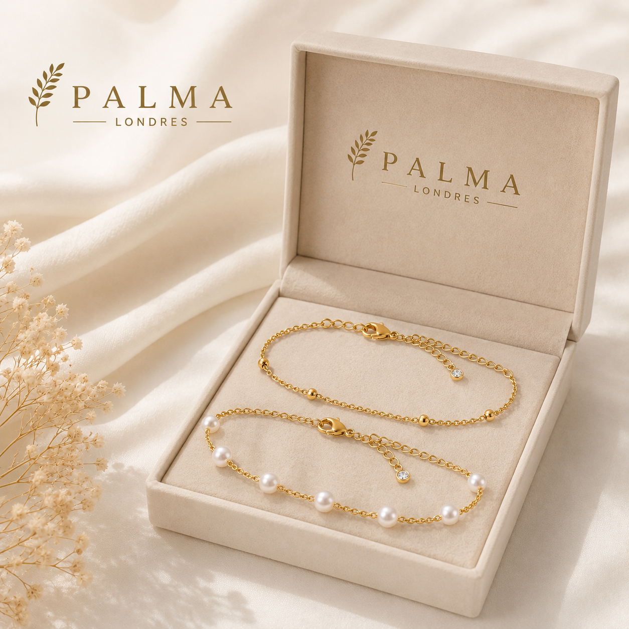 Bracelet Dainty Pearls Set