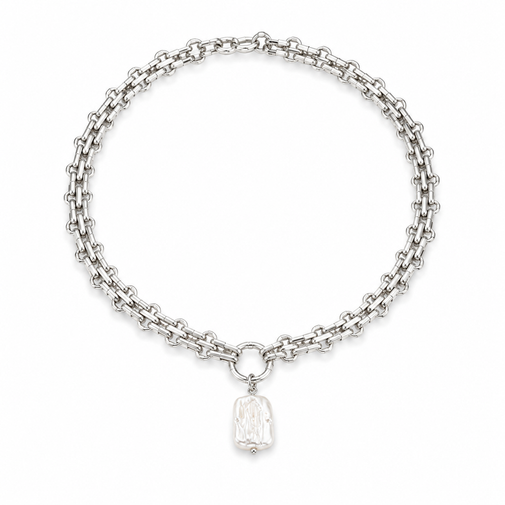 Silver Link Chain Necklace