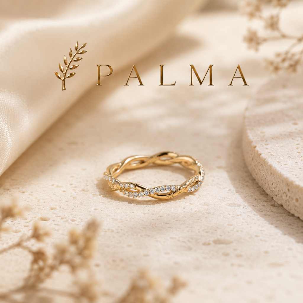 Filled Moissanite Full Eternity Rings