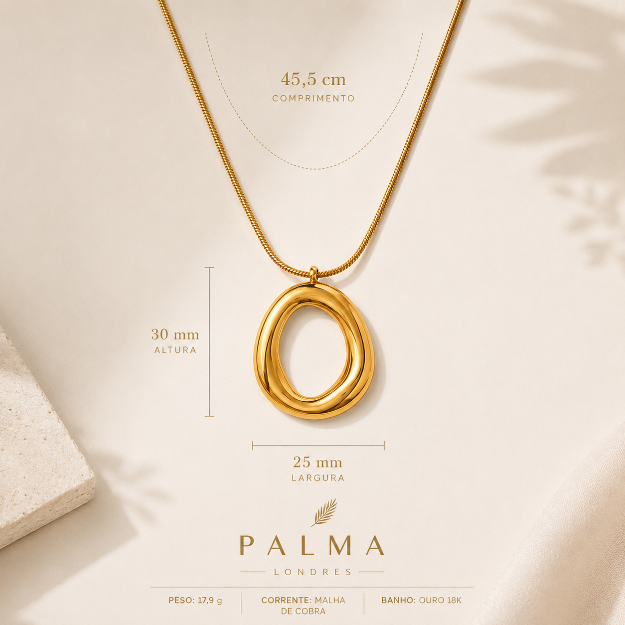 Irregular Pendant Necklace