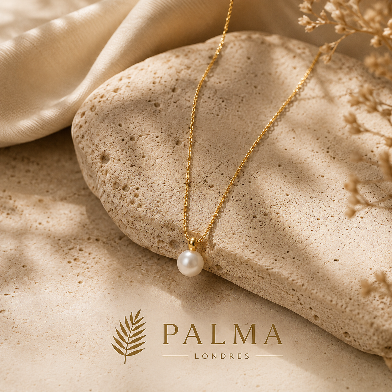 Pearl Pendant Necklace Minimalist