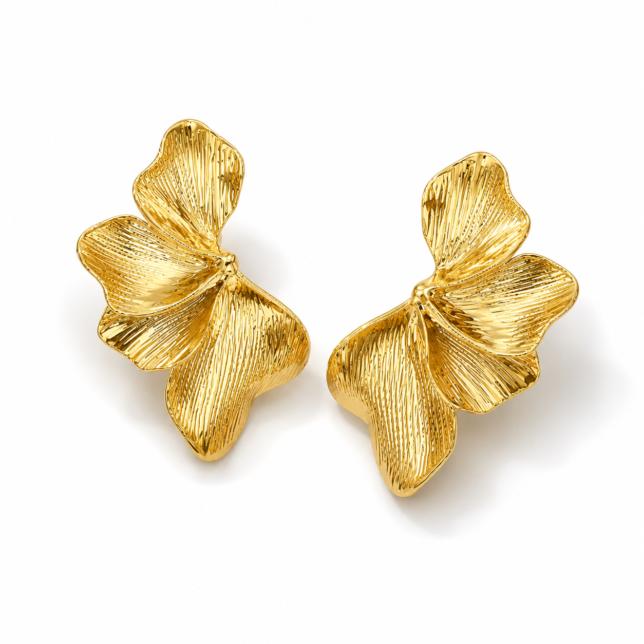 Sculptural Flower Earrings