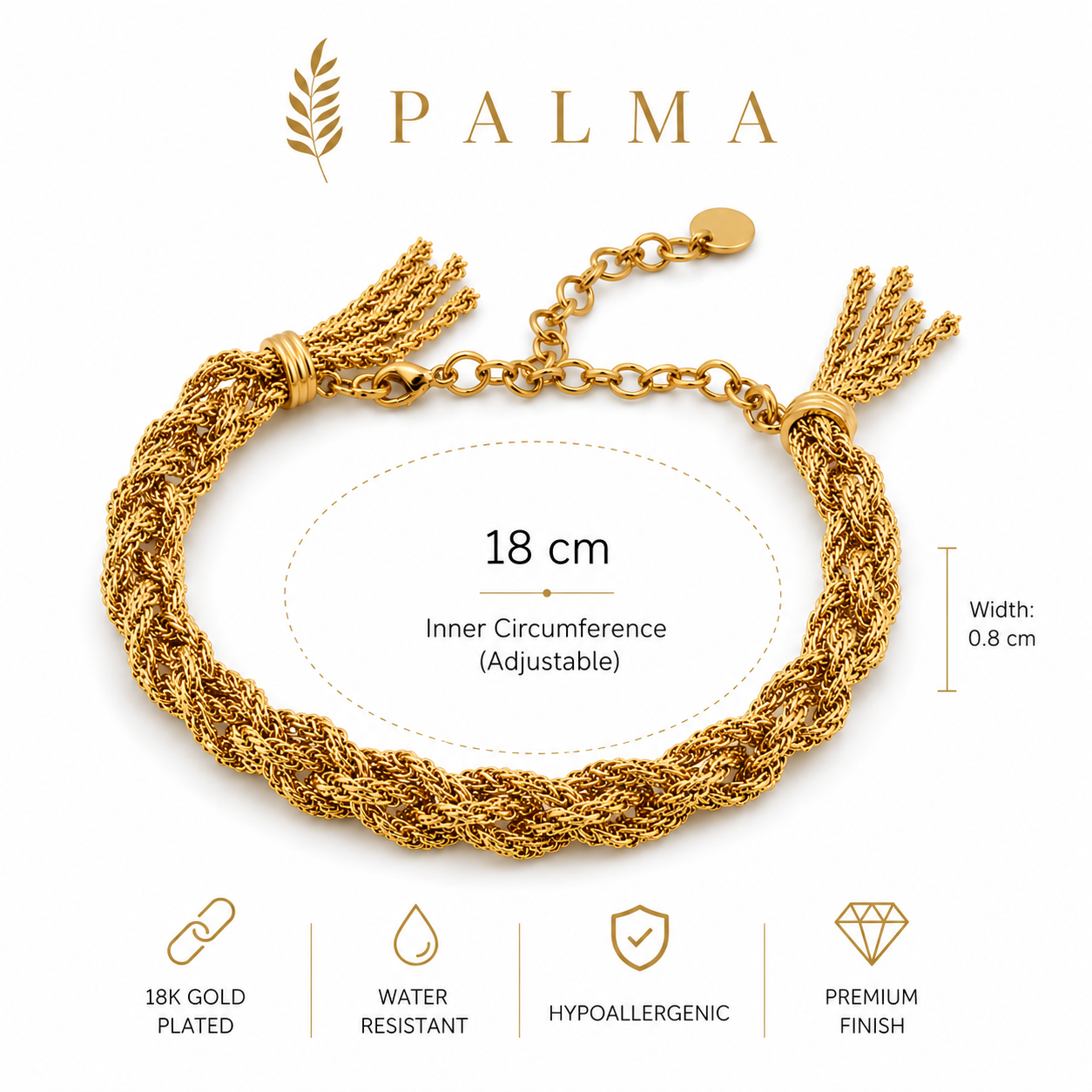 Braided Chain Bracelet
