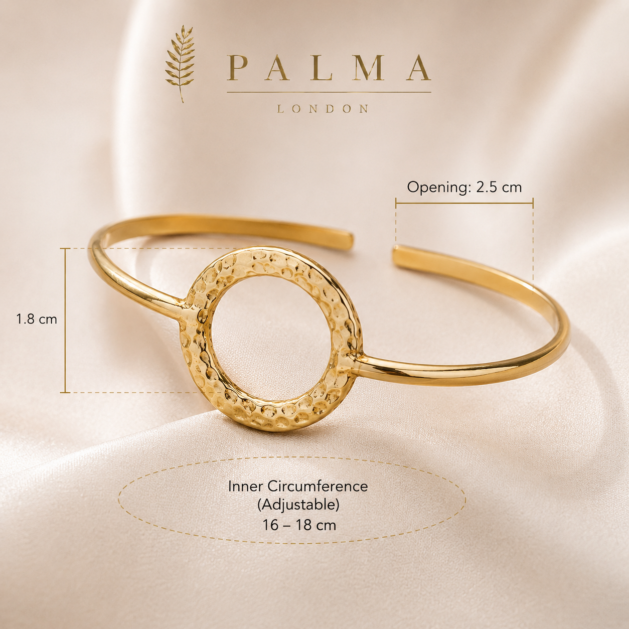 Open Circle Cuff Bracelet