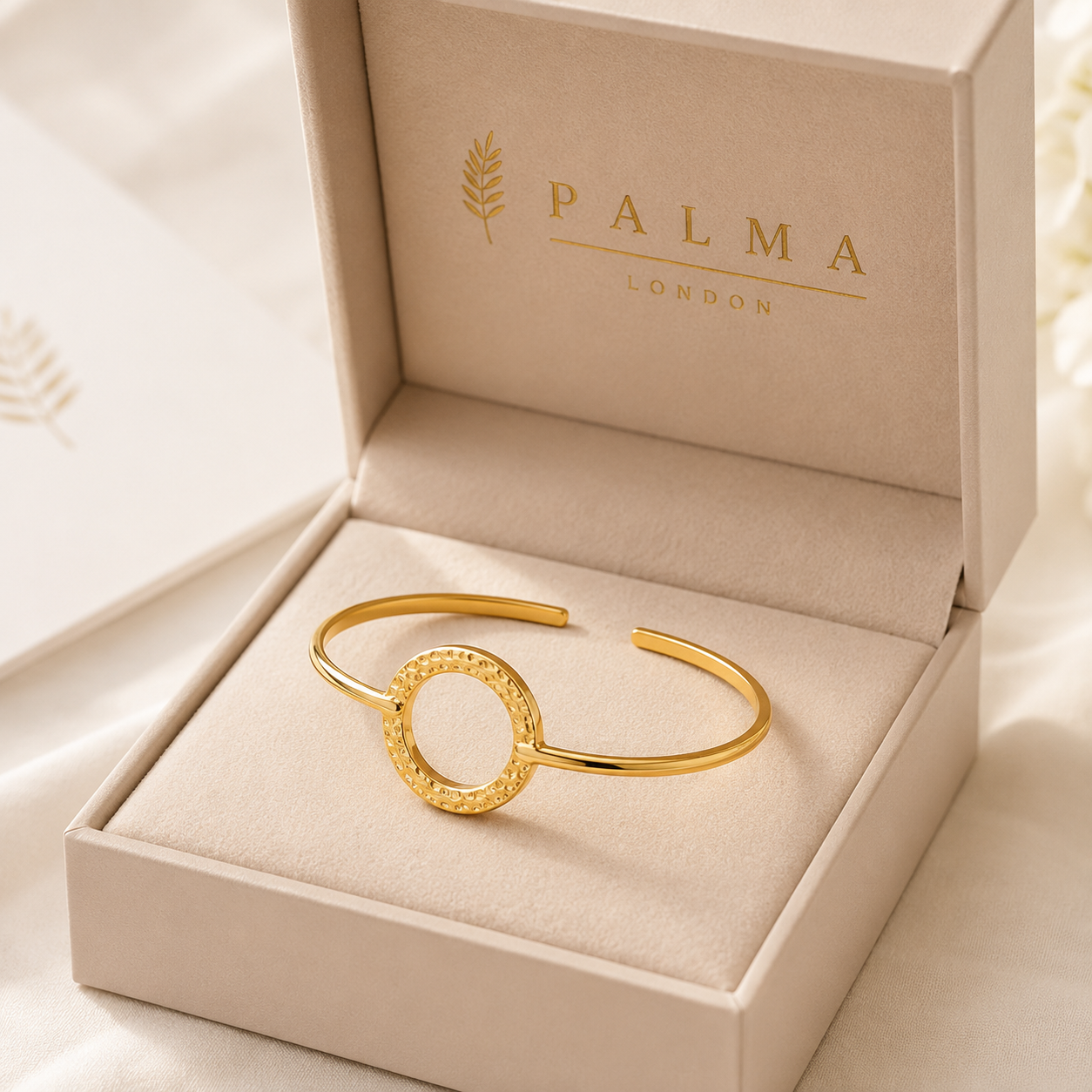 Open Circle Cuff Bracelet