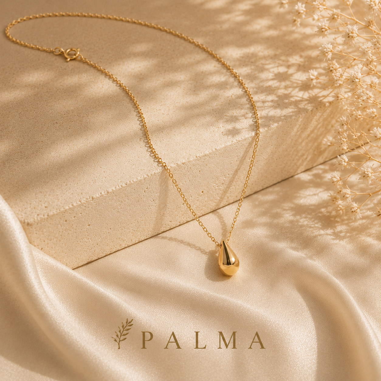 Teardrop Pendant Necklace