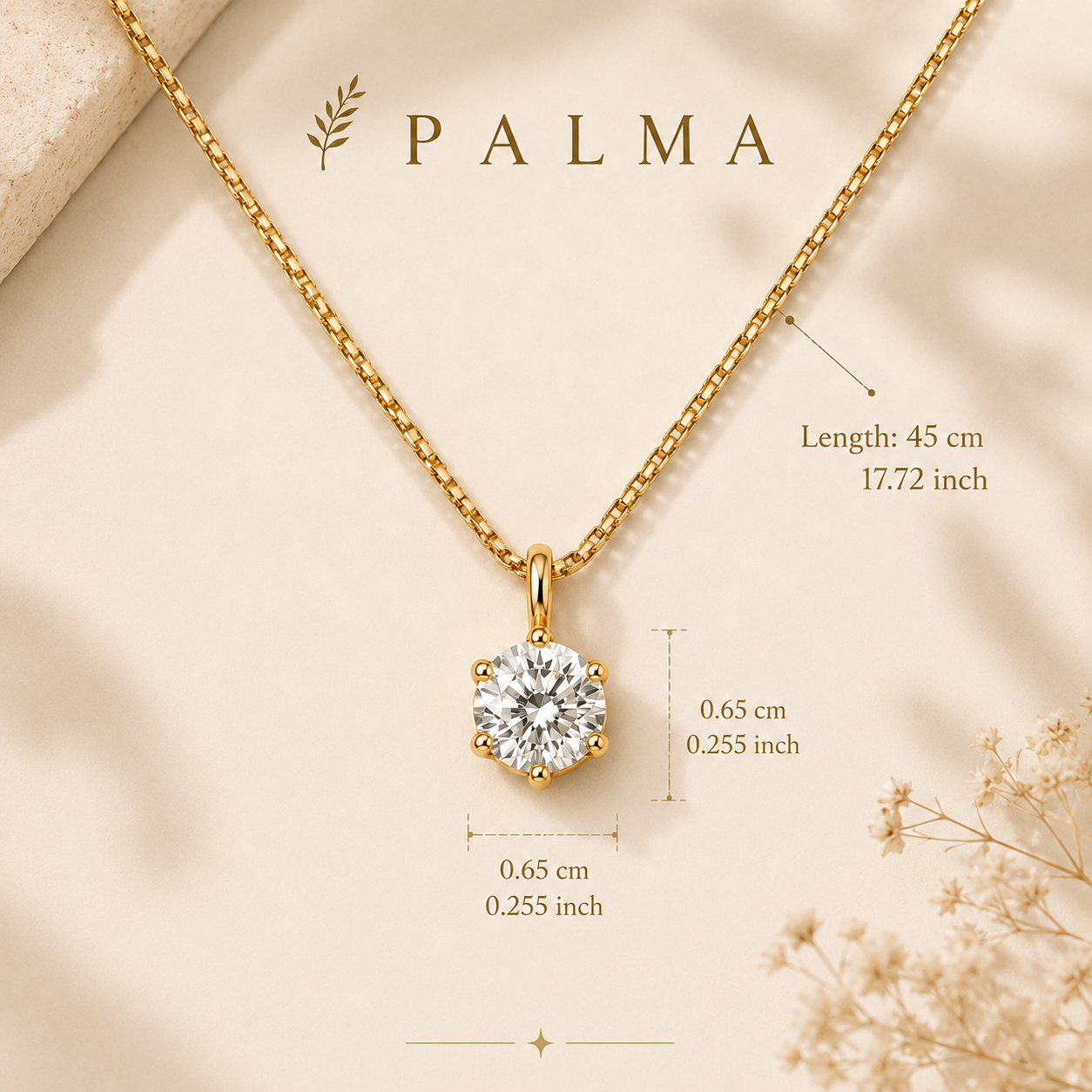 Solitaire Necklace