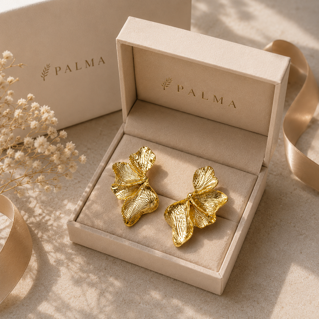 Sculptural Flower Earrings