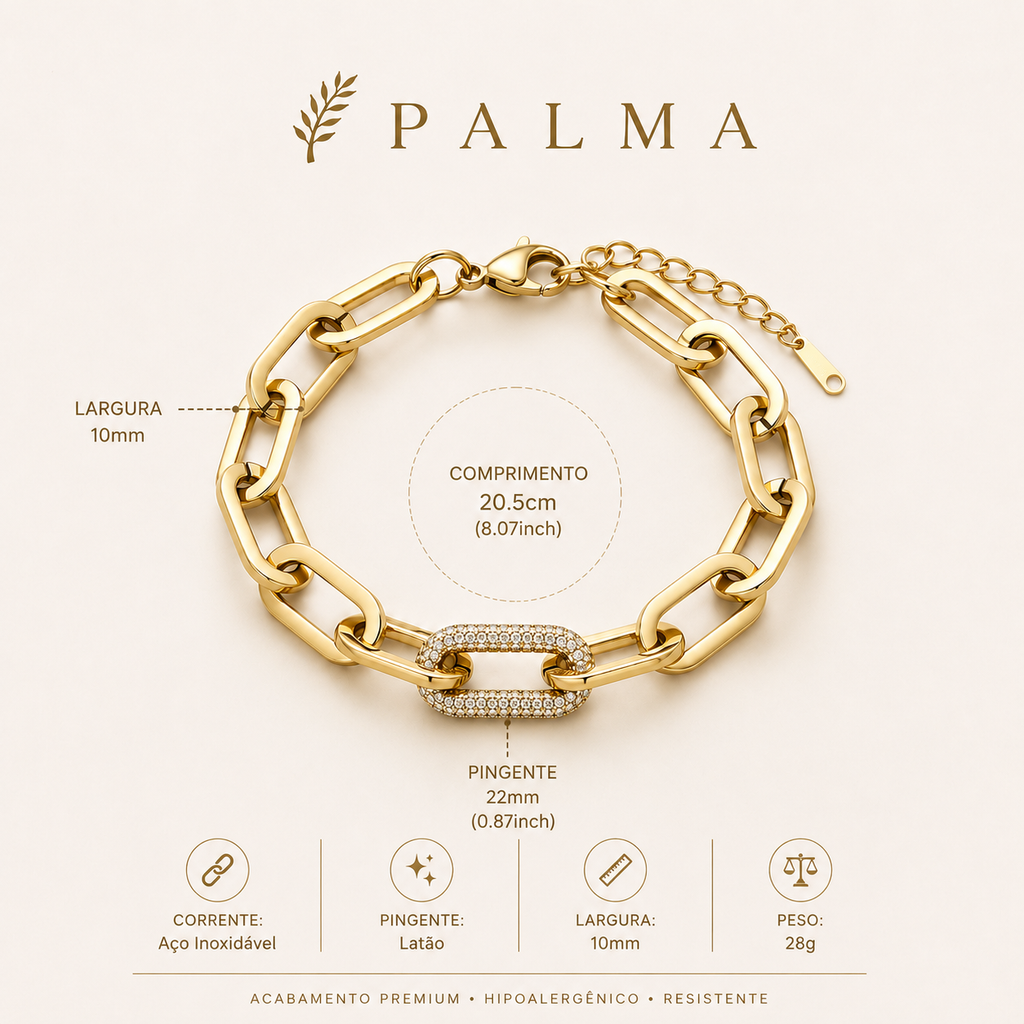 Pavé Link Bracelet