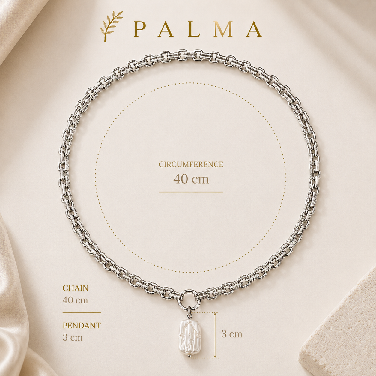Silver Link Chain Necklace