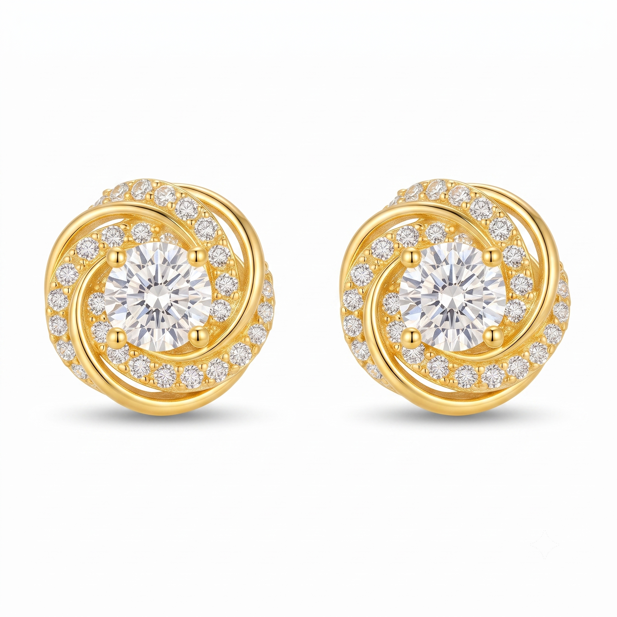 Halo Stud Earrings