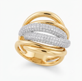 Two-color Palace Style Ring