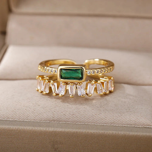 Classic Irregular Zircon Ring