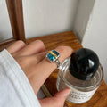 Blue Crystal 925 Sterling Silver