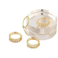 Pavé Stacking Ring Set
