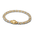 Two-Tone Cuban Link Bracelet